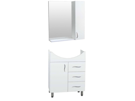 Комлект для ванной Астория 1 Макси-МЕбель Белый гладкий (12999)