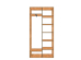 Sliding wardrobe Economy ShKE 1100x2400x450 MAXI-Furniture Beech (Facade chipboard) (12681) - Wardrobes Product photo Sliding wardrobe Economy ShKE 1100x2400x450 MAXI-Furniture Beech (Facade chipboard) (12681)