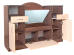 Product photo Cabinet for shoes Visit 2-pedestal (plus) MAXI-FURNITURE Wenge magic / Wenge light (9049)