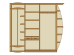 Product photo Entrance hall Isabelle MDF profile (plus) MAXI-FURNITURE Oak truffle/White smooth (11185)
