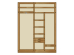 Product photo Entrance hall Carmen MDF overlay decor MAXI-FURNITURE Apple tree locarna (12589)