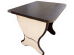 Product photo Folding kitchen table Glass (plus) MAXI-FURNITURE Wenge Magic/Oak Milk (9196)