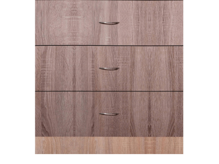 Cabinet with three drawers (without top) 0.8 MAXI-FURNITURE (10698)