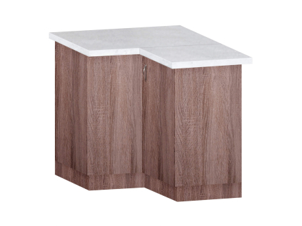 Corner kitchen cabinet No. 2 with a worktop of the 1st category (stock program) MAXI-FURNITURE (5102059)