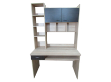 Desk Yasha with extension with 1 drawer (width 1200) MAXI-FURNITURE Wenge magic/Oak Milk (5102155)