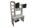 Desk Yasha with extension with 1 drawer (width 1200) MAXI-FURNITURE Wenge magic/Oak Milk (5102155) - Desks Product photo Desk Yasha with extension with 1 drawer (width 1200) MAXI-FURNITURE Wenge magic/Oak Milk (5102155)