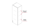 Product photo Closed cabinet (single-door) 0.4 MAXI-FURNITURE (5102056)