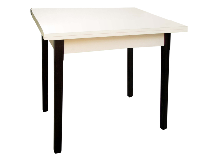 Folding kitchen table wooden legs М2 (plus) MAXI-FURNITURE Vanilla/Wenge dark (5102383)