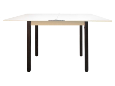 Folding kitchen table wooden legs М2 (plus) MAXI-FURNITURE Vanilla/Wenge dark (5102383)