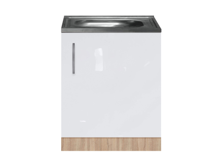 Cabinet-sink (one-door) with an overhead sink with painted MDF facades width 500 MAXI-FURNITURE (5102514)