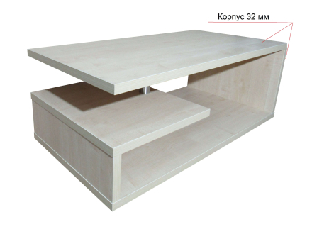 Стіл Журнальний Бон (плюс) МАКСІ-МЕблі Клен Танзау (5102291)