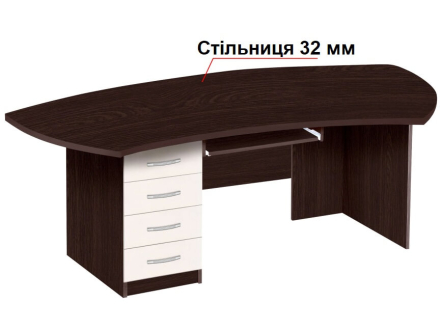 Кабінет керівника Маркус (плюс) Венге магія/Дуб молочний (12867)