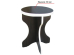 Round kitchen stool (lid 32 mm) (plus) MAXI-FURNITURE Wenge/magic edge Nyfmeya alba (8279) - Stools, Chairs Product photo Round kitchen stool (lid 32 mm) (plus) MAXI-FURNITURE Wenge/magic edge Nyfmeya alba (8279)