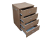 Product photo Mobile medical cabinet reinforced rubber wheels MAXI-MEBEL Beech (5102693)