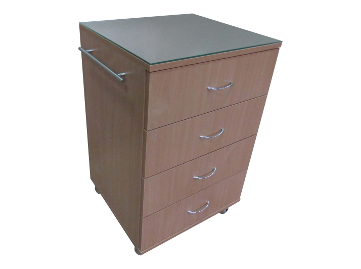 Mobile medical cabinet (tabletop with mirror) reinforced rubber wheels MAXI-MEBEL Beech (5102694) - Office Storage Cabinets Product photo Mobile medical cabinet (tabletop with mirror) reinforced rubber wheels MAXI-MEBEL Beech (5102694)