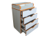 Chest of drawers Baby (plus) Maxi-Furniture White smooth (9820) - Changing Dressers Product photo Chest of drawers Baby (plus) Maxi-Furniture White smooth (9820)