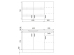 Product photo Kitchen Sophie width 900 MAXI-FURNITURE Sonoma Oak/White smooth (5102833)
