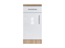 One-door cabinet with one drawer with top category 1 (warehouse program) with painted MDF facades width 300 MAXI-FURNITURE (5102401)
