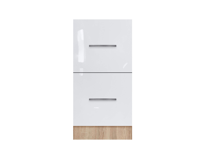 Product photo Cabinet with two drawers (without top) with painted MDF facades width 500 MAXI-FURNITURE (5102408)