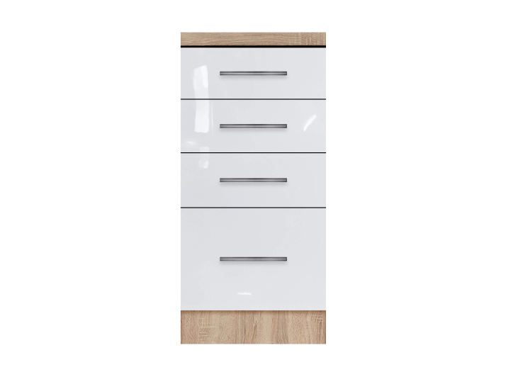 Product photo Cabinet with four drawers with top category 1 (stock program) with painted MDF facades width 300 MAXI-FURNITURE (5102436)
