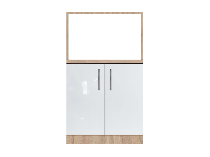 Two-door cupboard without drawers with a compartment for a MW oven with a worktop of the 1st category (warehouse program) with painted MDF facades width 700 MAXI-FURNITURE (5102272) - Kitchen sections with painted MDF facades Product photo Two-door cupboard without drawers with a compartment for a MW oven with a worktop of the 1st category (warehouse program) with painted MDF facades width 700 MAXI-FURNITURE (5102272)