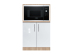 Two-door cupboard without drawers with a compartment for a MW oven with a worktop of the 1st category (warehouse program) with painted MDF facades width 700 MAXI-FURNITURE (5102272) - Kitchen sections with painted MDF facades Product photo Two-door cupboard without drawers with a compartment for a MW oven with a worktop of the 1st category (warehouse program) with painted MDF facades width 700 MAXI-FURNITURE (5102272)