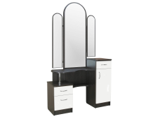 Dressing table Dressing table Nicole (plus) with painted MDF facades MAXI-FURNITURE Wenge magic/White (5103169)