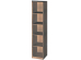 Product photo Wardrobe series Barbara 0.45m. (4 shelves) (10895) MAXI-FURNITURE Sonoma Oak