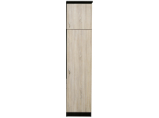 Entrance hall Della NEW Wardrobe 0.5m 1-door (plus) MAXI-FURNITURE Wenge magic/Oak sonoma (10919)