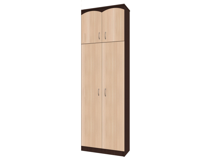 Entrance hall Palmyra-Luna Wardrobe 0.8 m 2-door (plus) MAXI-FURNITURE Wenge magic/Oak Milk (5103328)
