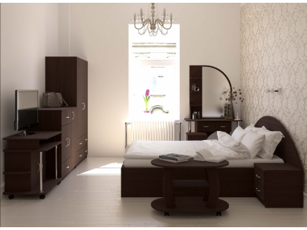 Hotel room Novik (plus) MAXI-FURNITURE Wenge magic (5103481)