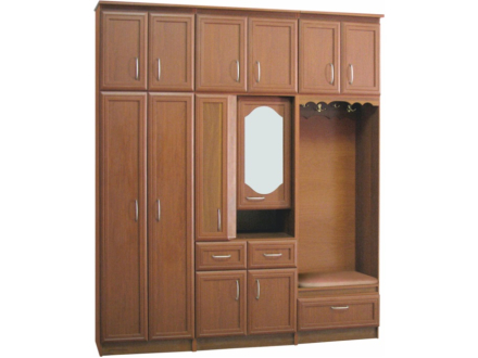 Entrance hall Samantha MDF lining super profile (plus) MAXI-FURNITURE Hazelnut (12605)