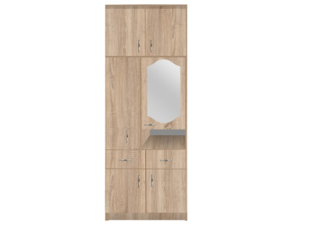 Entrance hall Samantha Section 0.8 m (plus) MAXI-FURNITURE Oak sonoma (11166)