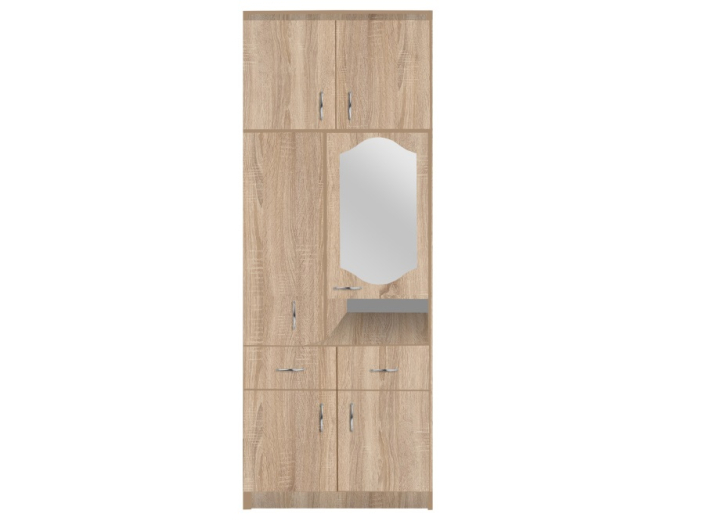 Entrance hall Samantha Section 0.8 m MAXI-FURNITURE Sonoma oak (11165) - Wall Systems Product photo Entrance hall Samantha Section 0.8 m MAXI-FURNITURE Sonoma oak (11165)