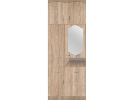 Hallway Samantha-Luna Section 0.8 m (plus) MAXI-FURNITURE Sonoma Oak (5103294)