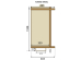 Product photo Entrance hall Julia-3 MAXI-FURNITURE Oak Milk/Walnut dark (10007)
