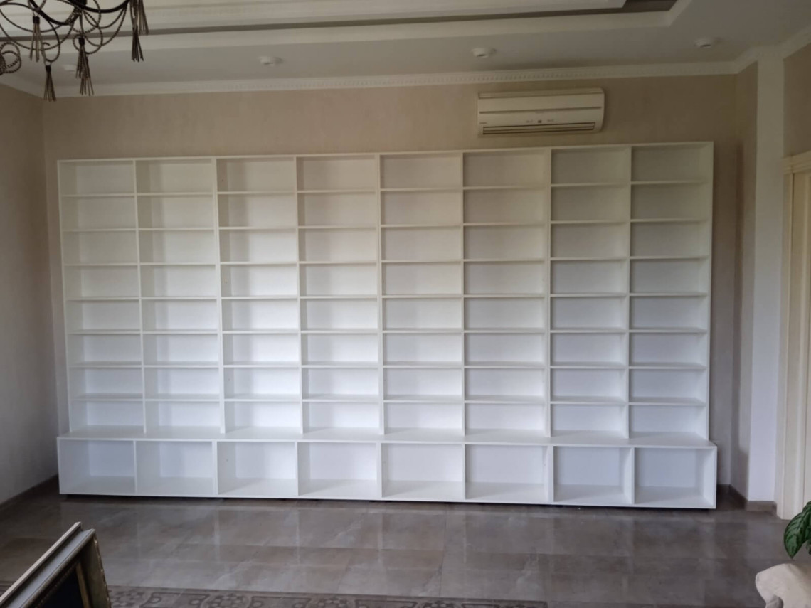 Custom-made shelving